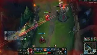 League of Legends Clip #21 - Lee Sin isnt buggy ONE TINY BIT! :^)