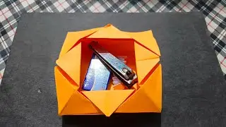Beautiful DIY Paper Box | Easy Origami Storage Box | Paper Craft Idea