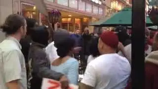Brelo verdict protesters fight at East 4th Street