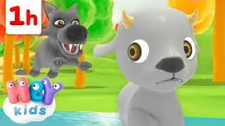 Una capra carina e il lupo 🐐🐺 | Canzoni di animali per Bambini | HeyKids Italiano