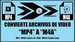 Convertir video mp4 a m4a - EZ CD Audio Converter