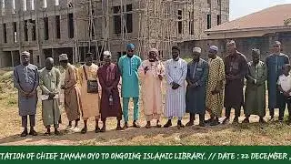 20251222 visitation of Chief Imam Oyo to Islamic Library @ Green Mosque Gbagi m
