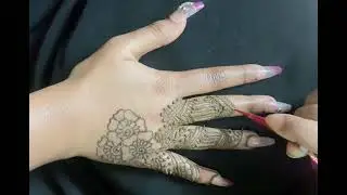 Simple mehendi design #mehndi #hennaart #hindisong #hennadesign 
