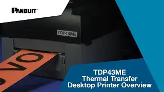 TDP43ME Thermal Transfer Desktop Printer Overview