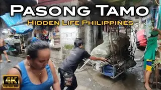 INSIDE PASONG TAMO | STORIES FROM THE  HIDDEN STREETS | QUEZON CITY PHILIPPINES [4K] 🇵🇭