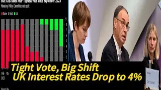 Bank of England: Tight Vote, Big Shift: UK Interest Rates Drop to 4%