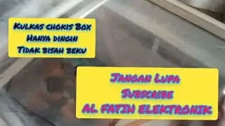 KULKAS FREEZER BOX KACA TIDAK BISA BEKU