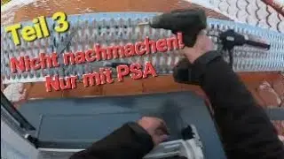 VELUX GXU CK04, Laufanlage und Antennenmast einbauen - Teil 3