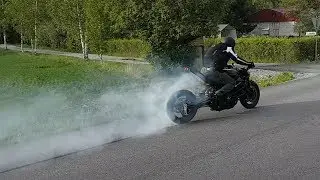 Burnouts and Crashed My Bike