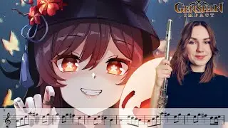 Hu Tao Theme - Genshin Impact | Flute Cover [SHEET MUSIC]