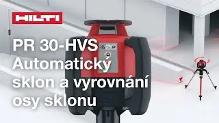 Hilti PR 30-HVS - Automatick&yacute; sklon a vyrovn&aacute;n&iacute; osy sklonu