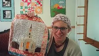 A crazy quilt bag, a bright pink woven scarf, and more!