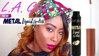♡NEW♡ LA GIRL METAL LIQUID LIPSTICKS ON DARK SKIN