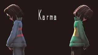 【MMD X UNDERTALE】Karma - Frisk & Chara