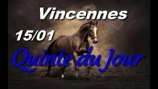 PRONOSTIC PMU QUINTE DU JOUR JEUDI 15 JANVIER 2026