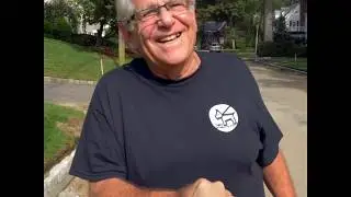 DOG WALKER RECITES DOG WALKING POEM!