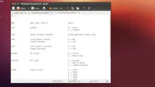 C4.5 Tutorial 2 - Data Format - Create the names file