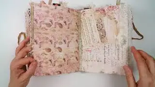 Dusty Rose Junk Journal / Tome / Shabby Chic Journal (Sold)