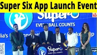 Super Six App Launch Event- Cricketer Subramaniam Badrinath,Good Bad Ugly Fame Priya Prakash Varrier
