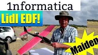 Lidl Glider Dr Mad Thrust 40mm EDF Conversion Maiden Flight