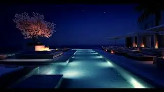 𝙗𝙡𝙤𝙨𝙨𝙤𝙢 ✧ Relaxing Guitar (~20 mins. &rarr; sea) &middot; Ocean Waves &middot; Night Resort &middot; Peaceful Background