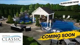 Georgia Classic Pool Unveils Ultimate Luxury: Double Pool Oasis with Grotto, Cave, and Swim-Up Bars