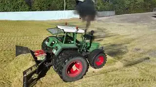 Fendt Favorit 615 LSA & Fendt Vario 930 TMS &ndash; Power auf dem Maissilo!