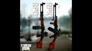 RPD and RPK machinegun - Weapon Showcase | DOOM(1993) TARKOV mod |#escapefromtarkov #doom #doommods