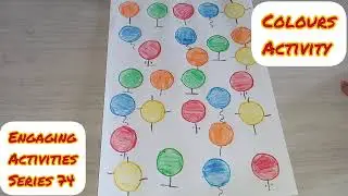 Engaging activities for kids with colours | Reduce screen time and increases play timr