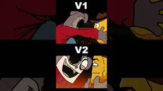 TwiddleFinger! (V1 VS V2) (Charted) (FNF MOD) #shorts