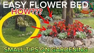 TIPS: HOW TO MAKE FLOWER BED NO DIGGING PERFECT FOR QUICK & EASY SHORT TIME GARDENING STYLE.