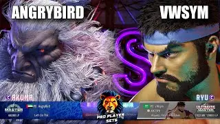 SF6 ☆ Angrybird (Akuma) VS vWsym (Ryu) ☆ Pro Level Set