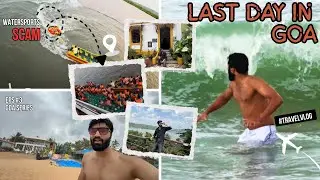 Goa Vlog Day 3 | Beach Vibes, Water Sports Scam & The Real Experience 💥🌴 #viral #vlog #goa