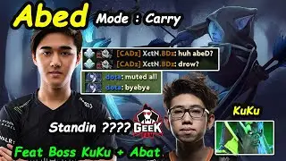 EG Abed - [Drow Ranger] 11K MMR GOD Mode Carry Feat Boss KuKu Dota 2 pro gameplay Perspective