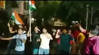 Independence Day at ameerpet Hyderabad at 12 AM Bharat mata ki jai