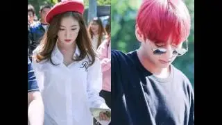 BTS V & Red Velvet Irene Moments Part 10 (Music Bank 5/13/16)