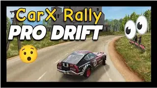 CarX Rally Gameplay drifting, Township area, Midnight-M 3000 RWD