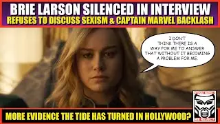 Brie Larson SILENCED, Too Intimidated to Discuss Captain Marvel Backlash, Fan Sexism in Interview!