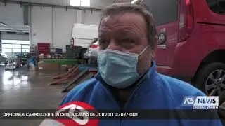 OFFICINE E CARROZZERIE IN CRISI A CAUSA DEL COVID | 12/02/2021