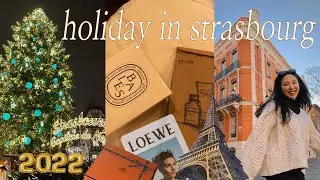 스트라스부르vlog 🇫🇷 에르메스, 로에베 쇼핑하울 & 스트라스부르크리스마스마켓 🎅