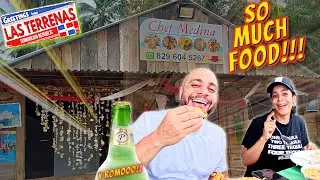 Eating Cheap & Delicious Food On A Beach | Las Terrenas Samana, Dominican Republic Tour