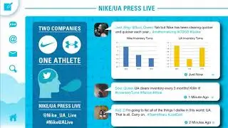NIKE/UA PRESS LIVE - Live Tweeting