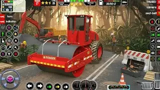 Road Roller Mega Construction  | Realistic Simulator Gameplay#viral #viralvideo 