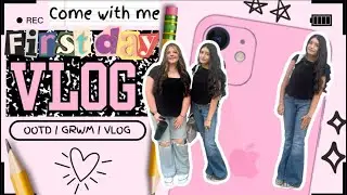 FIRST DAY OF SCHOOL GRWM II grwm + vlog || freshman year!!
