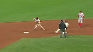 WSH@SF: Scherzer induces inning-ending double play