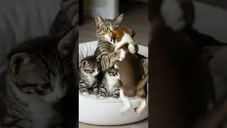 The Puppy Who Wanted to Join the Kitten Finds New Best Friend #puppies #kittens #cute