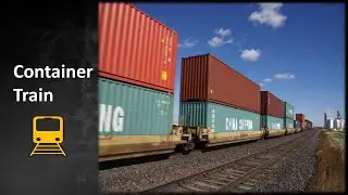 Double Stack Rail Transport IIII Container Train
