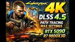 Cyberpunk 2077 4K DLSS 4.5 Qlty | Path Tracing, Max Settings | RTX 5090 + R7 9800X3D /texture Mod