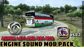 BUSSID V4.0.3 MEENU COACH ASHOK LEYLAND BS4 COMET BUS ENGINE SOUND Mod Pack