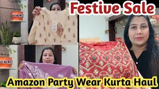 Amazon Diwali  Festive Special Wear Kurta Sets  Haul || Mega Sale|| Kurta pants sets Haul#AmazonHaul